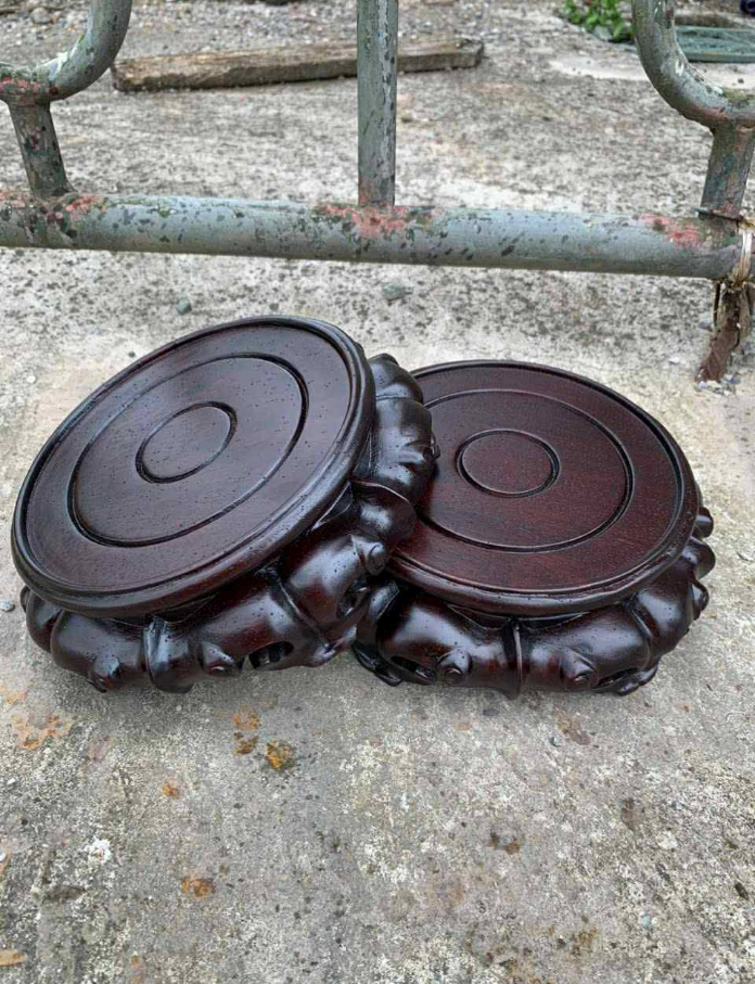 Đế Kê Bát Hương Gỗ Và Hai Ly Trà 4